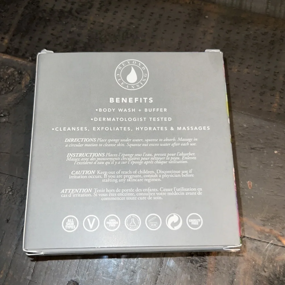 Spongelle Black Orchid Body Wash Infused Buffer‎ NEW